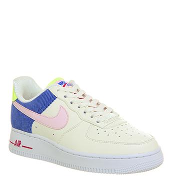 Nike Air Force 1 07 Artic Pink Racer Blue F