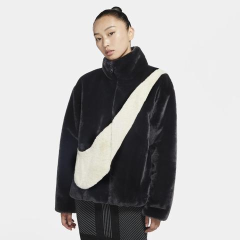 Nike Sportswear Women's Faux Fur Jacket - Black