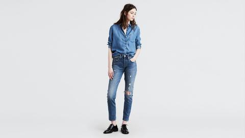 501 customized skinny jeans