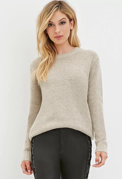 Women's Textured Knit Jumper Sweater