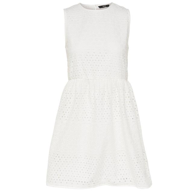 Only Hakelspitzen Kleid Ohne Armel Damen White From Only On 21 Buttons