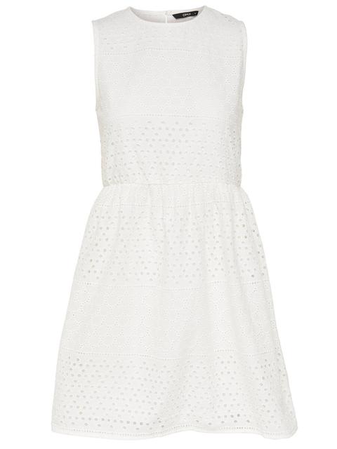 Only Hakelspitzen Kleid Ohne Armel Damen White From Only On 21 Buttons