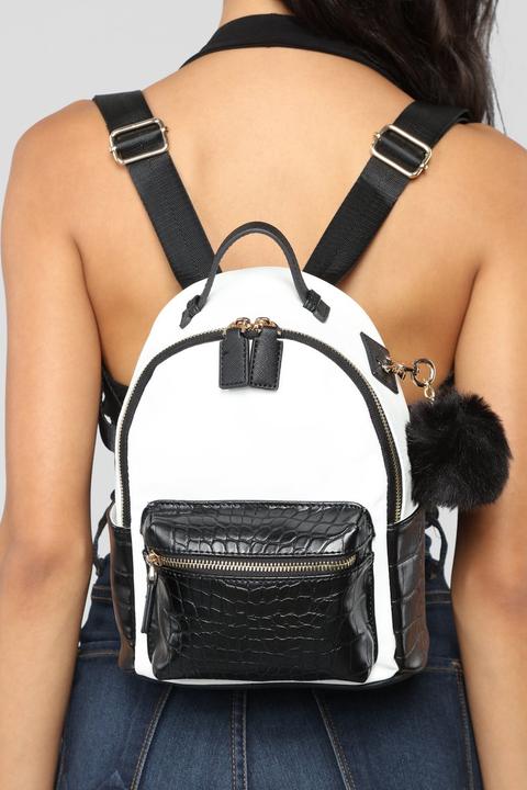 Later Gator Backpack - White/black