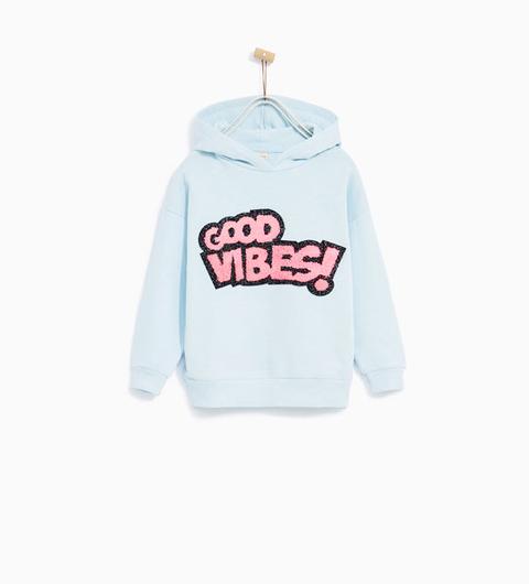 Sudadera Capucha "good Vibes"