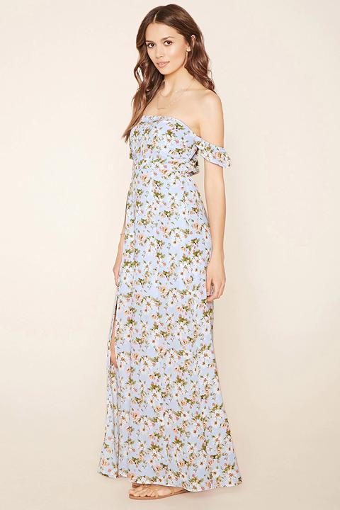 Contemporary Floral Maxi Dress