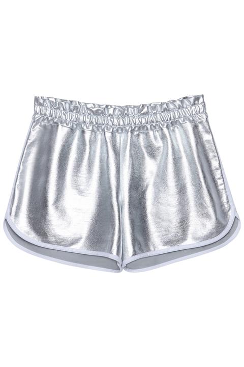 Shorts De Felpa Encerados