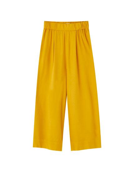 Pantalón Culotte Piqué