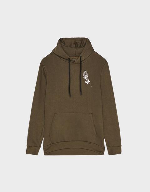 Sudadera Con Capucha Y Estampado