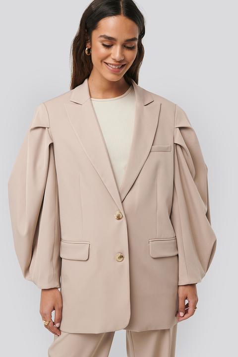 Balloon Sleeve Blazer