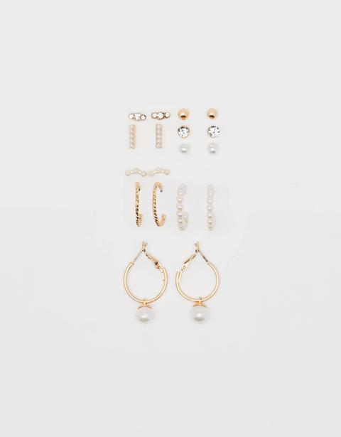 Set Di Orecchini Con Perle