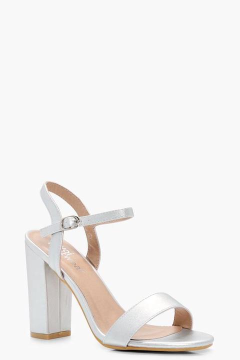 Block Heel Barely There Heels
