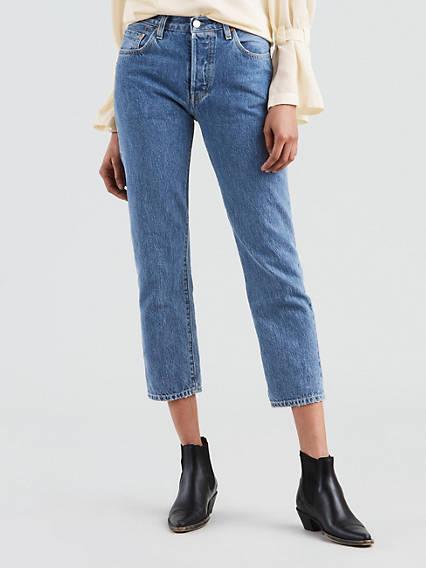 LEVI'S MADE \u0026 CRAFTED 501 CROPPED JEANS
