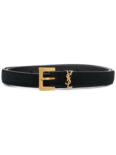 Saint Laurent - Logo Plaque Buckle Belt