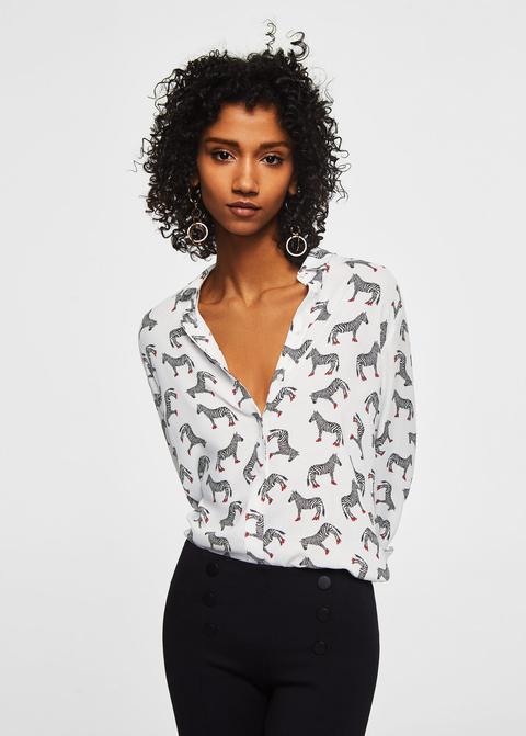 Camisa Fluida Estampada