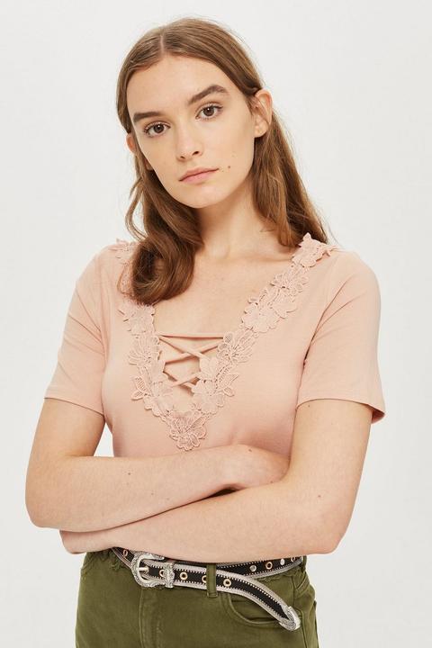 Floral Applique Swing Top