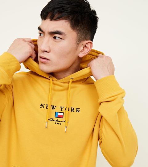 new look yellow hoodie