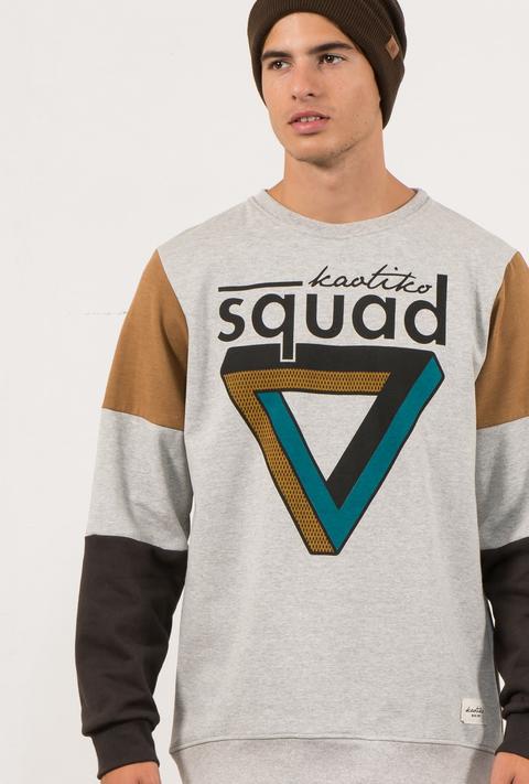 Sudadera Squad Gris