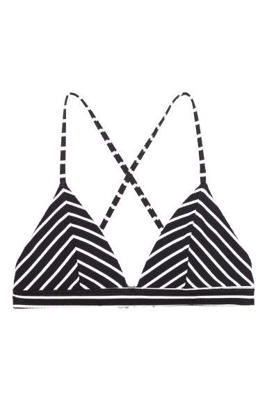 h and m triangle bikini top