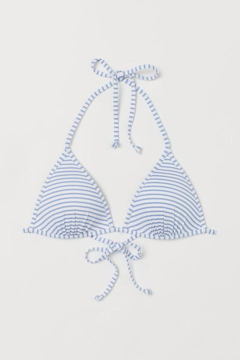 Top Push-up De Bikini - Azul