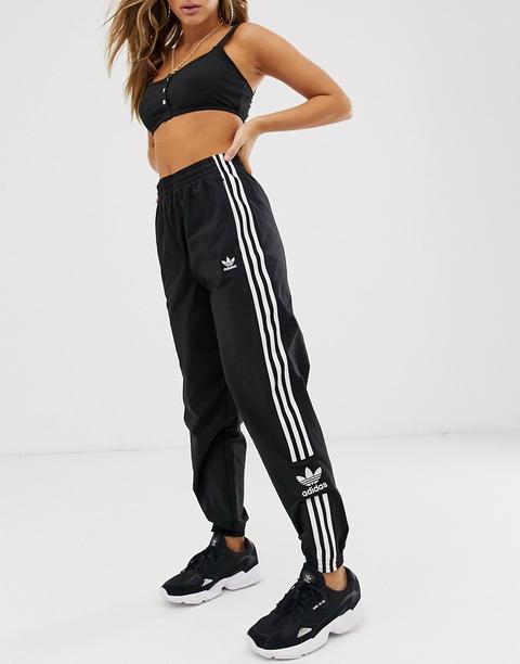 Pantalones De Chándal Negros Con Logo Adicolor De Adidas Originals