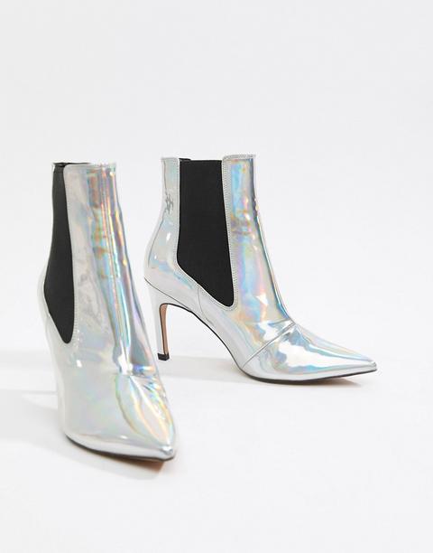 asos silver boots