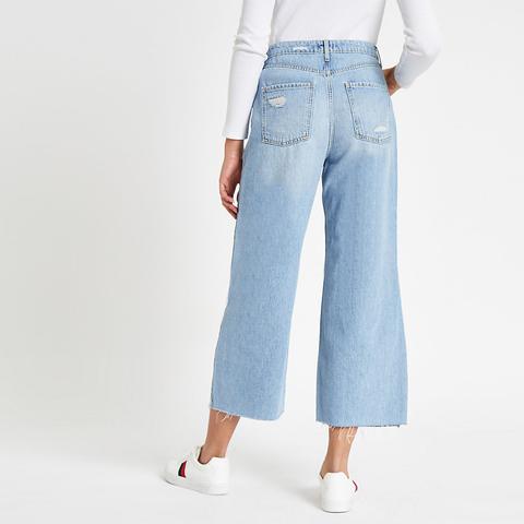 river island alexa crop wide