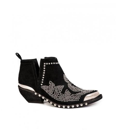 Oxnard Black Cow Suede Jeffrey Campbell