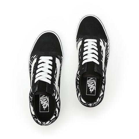 zebra old skool vans