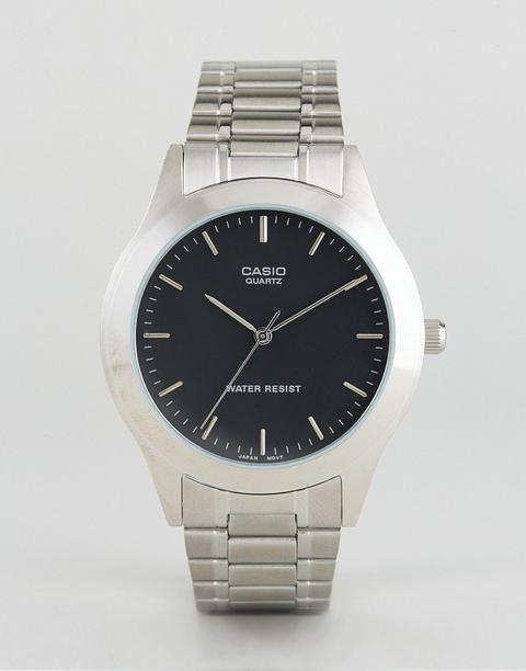 Casio Mtp1128a-1a Silver Stainless Steel Strap Watch - Argento