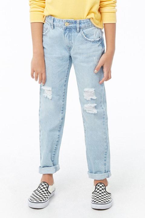 blue ripped jeans for kids