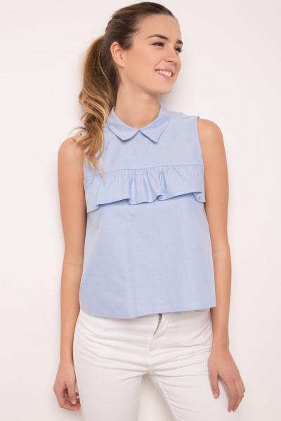 Collar & Ruffles Blouse