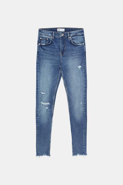 Jeans Mid Rise Skinny Compact