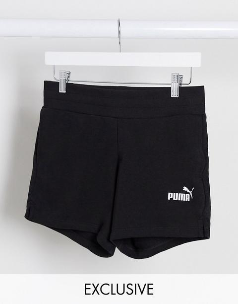 Puma essentials sweat shorts in black sale