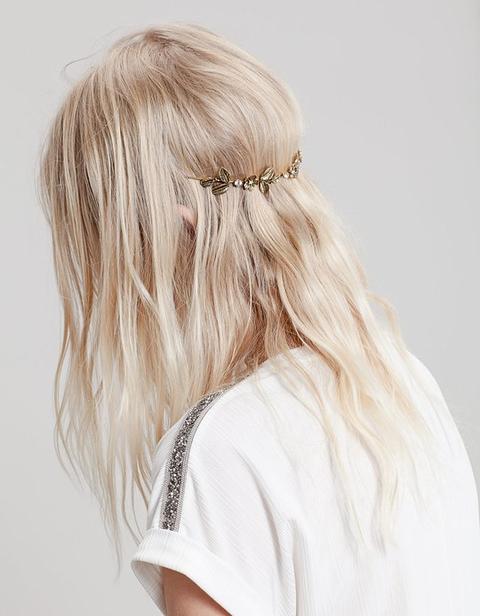 Diadema Metal Flores