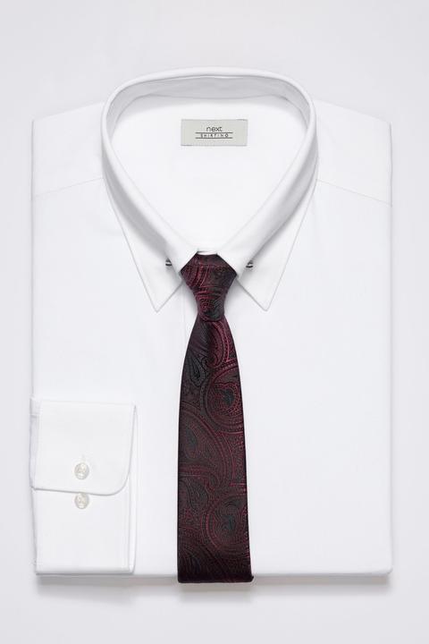 White Collar Pin Regular Fit Shirt 