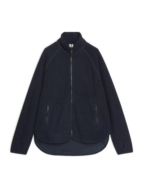 Fleece Zip Jacket - Blue