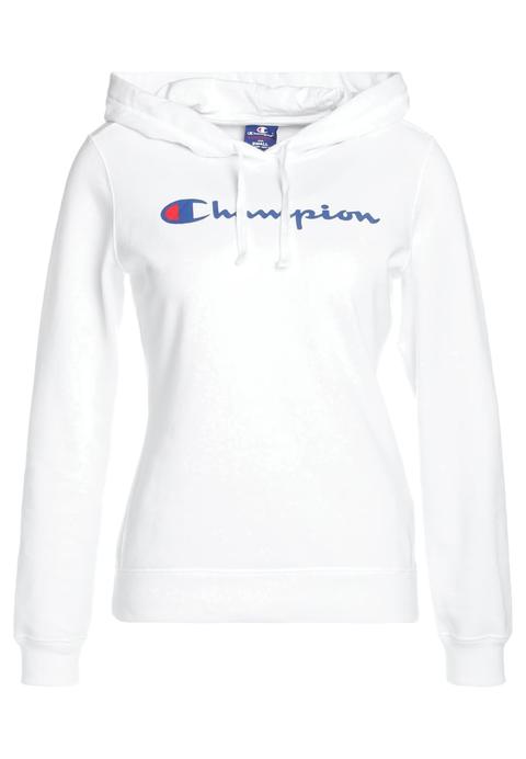 Champion Felpa Con Cappuccio Wht