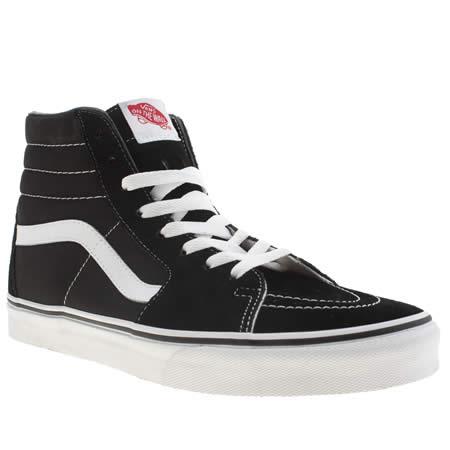 Black & White Sk8-hi Trainers