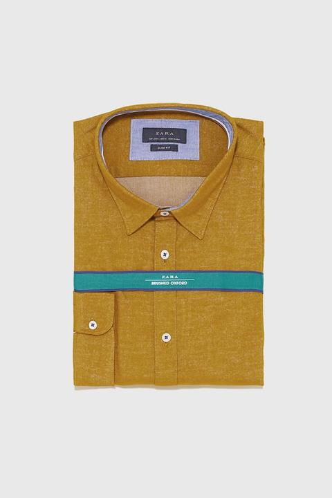 Camisa Oxford Textura