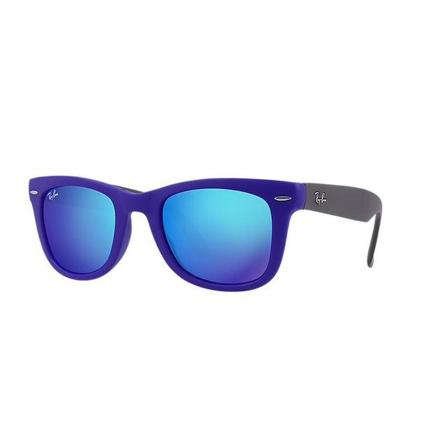 ray ban plegables azules