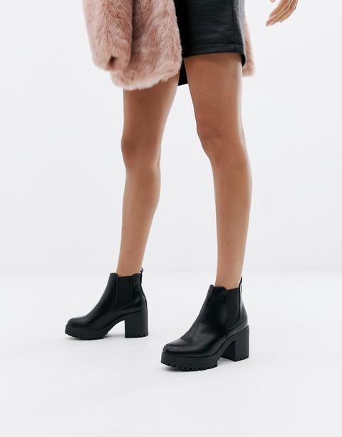 Botas Gruesas Negras Krissie De Public Desire-negro