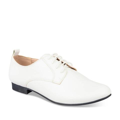 Derbies Blanc Merry Scott
