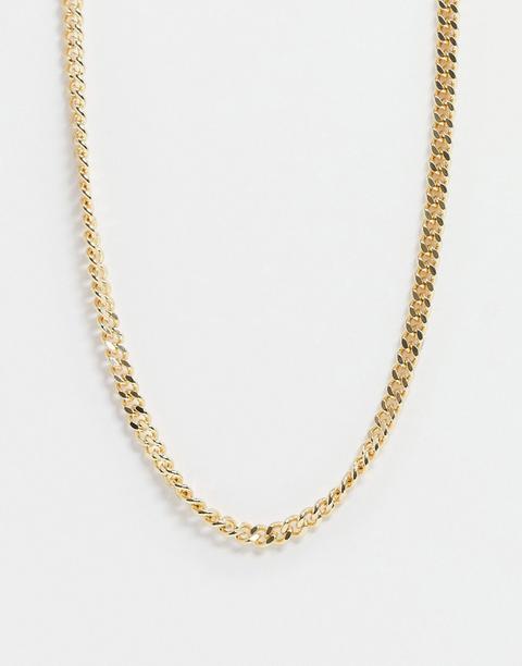 Pieces Chain Necklace In Gold