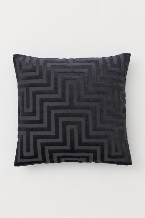 Velvet Cushion Cover - Grey