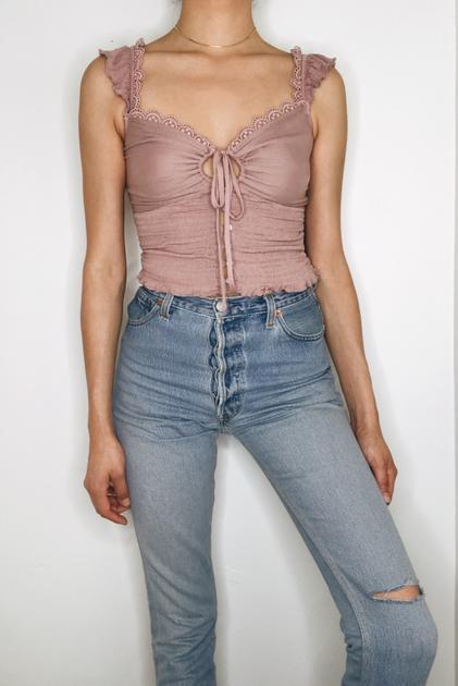 Sweetheart Top - Mauve
