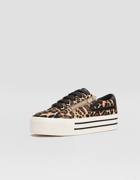 Deportivo Piel Print Leopardo