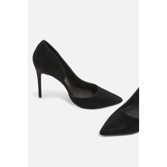 topshop black court shoes