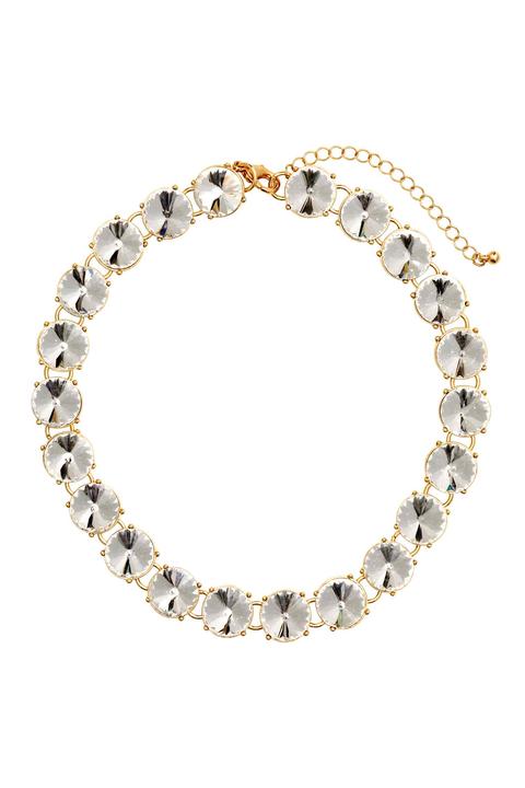 Collana Corta Con Strass