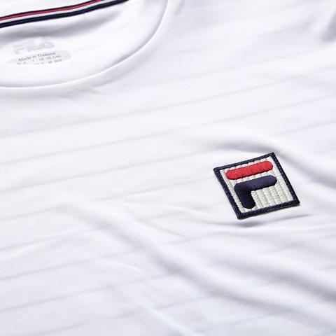 Fila Heritage Stripe Crew Neck Top