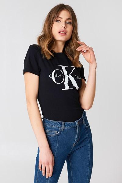 Calvin Klein Shrunken Tee - Black